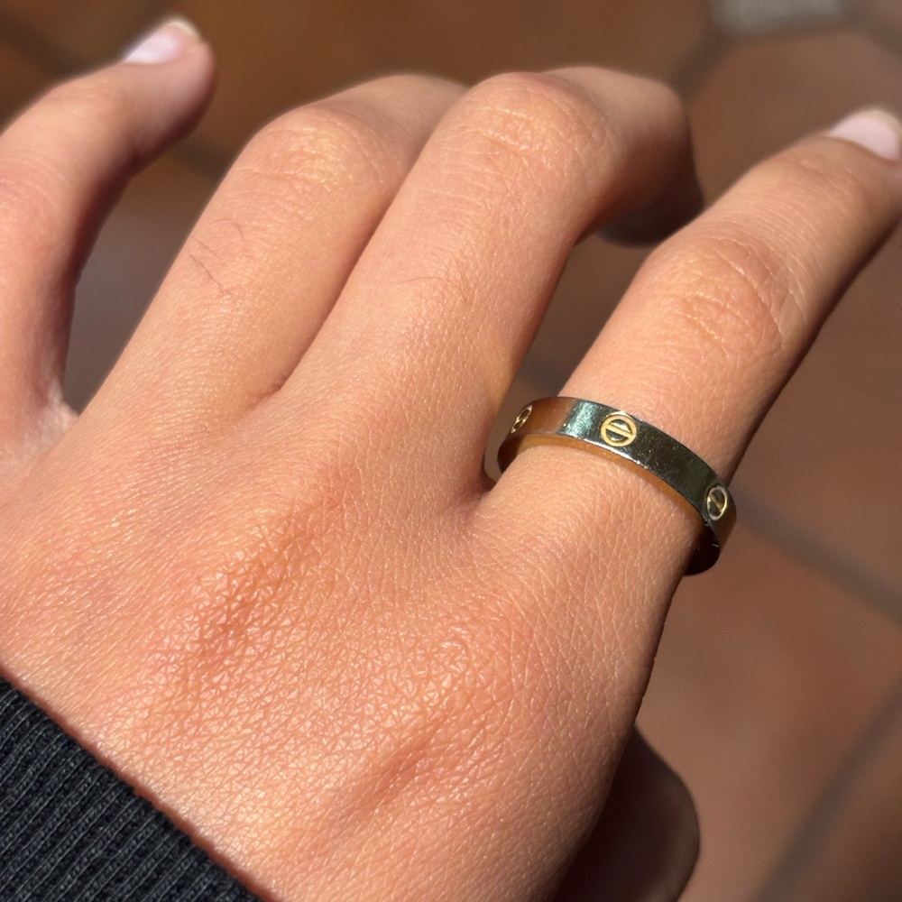 Cartier Love Engagement Style look alike Ring size 7